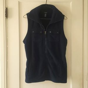 Chaps Womens Navy vest